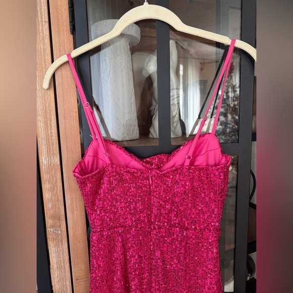 Hello Molly Fun Party Girl sequins mini dress bodycon corset barbiecore vegas - Picture 6 of 8